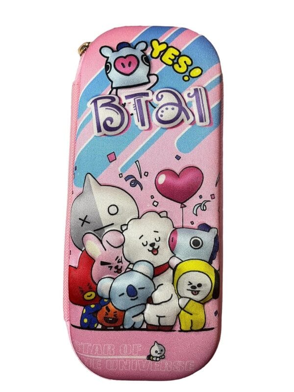 RAGVEE 3D BT21 Pencil Pouches