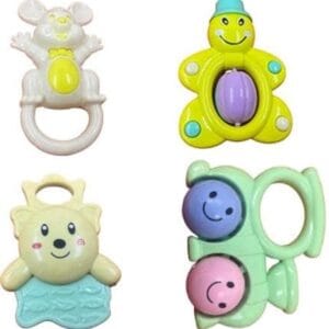 RAGVEE Animal Rattles & Plush Rings