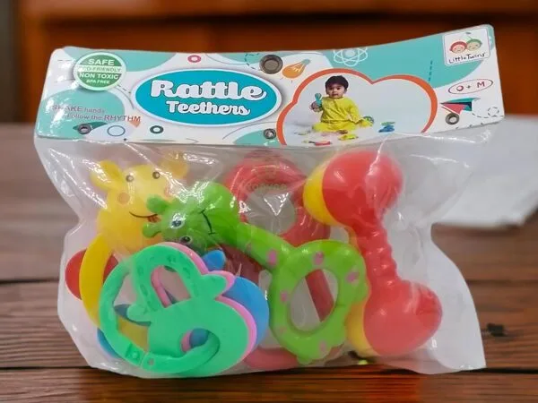 RAGVEE Cartoon Charactors Rattles & Plush Rings - Image 2
