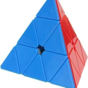 Ragvee Pyramid High Speed Sticker Less Magic Puzzle Cube Game Toy (Pyraminx)