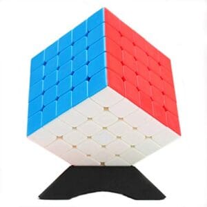 Ragvee 5x5 Sticker less Speed Cube Magic Puzzle for Kids And Adults Speedy Stress Buster Brainstorming Cube