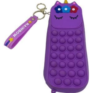 RAGVEE Pop-It Sling Bag Pouch for Stationery Storage for Girls (Purple)