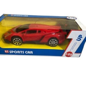 RAGVEE Remote Control 1:22 Car, 2 Function Remote Control Car, Racing Car, Sports Car with LED Light and Remote Car for Kids (3+ Years)