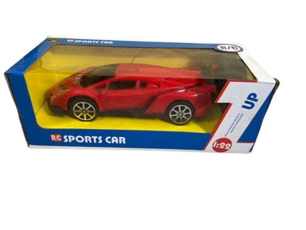 RAGVEE Remote Control 1:22 Car, 2 Function Remote Control Car, Racing Car, Sports Car with LED Light and Remote Car for Kids (3+ Years)