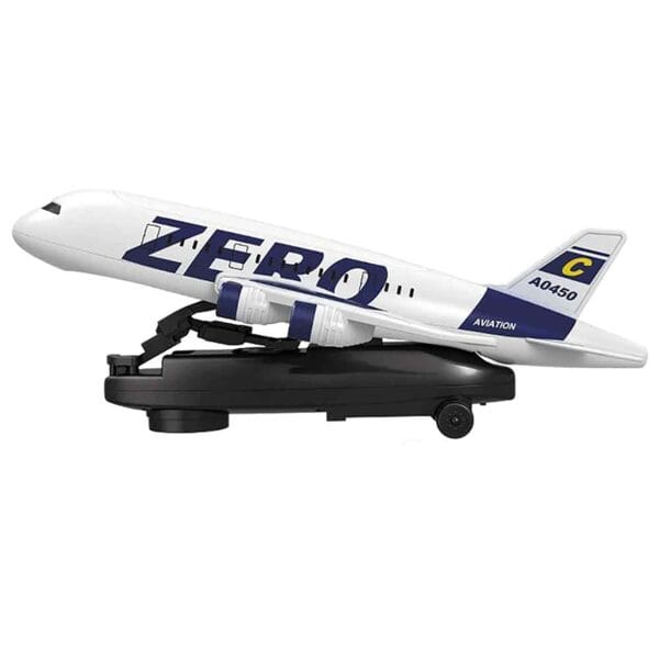 Ragvee Aeroplane Toy Airplane Airbus with Light And Sound for Boys And Girls (2AA Batteries, Not Included) (Zero Aircraft) - Image 2