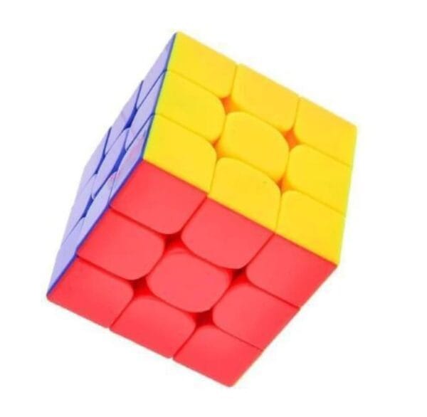 Ragvee Cubes 3x3 High Speed Sticker Less Magic Puzzle Cube Game Toy (3x3) Smooth Swing for Faster Movement - Image 3