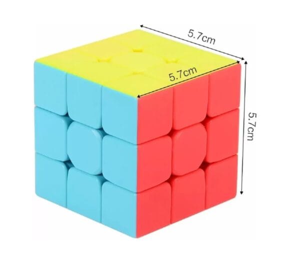Ragvee Cubes 3x3 High Speed Sticker Less Magic Puzzle Cube Game Toy (3x3) Smooth Swing for Faster Movement - Image 4