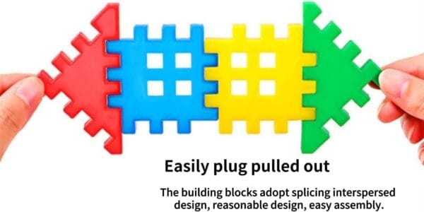 RAGVEE Happy Home DIY Plastic Building Blocks for Kids, Puzzle Toys for Children Educational And Learning Toy for Kids, Girls And Boys - Image 2