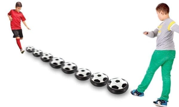 Magic Hover Football Toy Indoor Play Game Best Toy Soccer Football with Foam Bumper Battery Operated Toy for Kids White. - Image 5