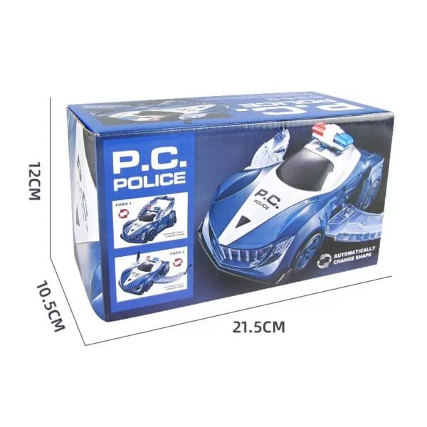 RAGVEE Automatically Shape Change Police Car Stunt Racing Car for Kids, Race Lovers Above 4 Years - Image 3