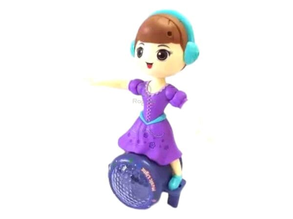 RAGVEE Dancing Doll Party All The Night Girl for Girls | Fairy Doll Toy with Music And Lights, Bump And Go Musical Dancing Doll for Girls, 360 Degree Rotating Musical Dancing boll