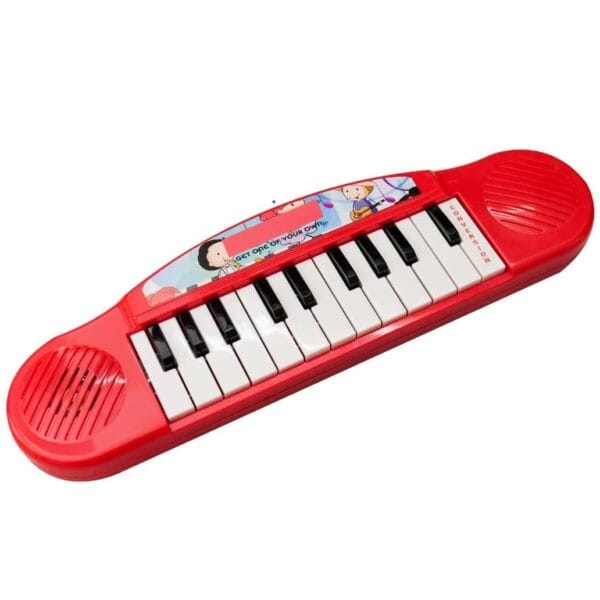RAGVEE Mini Portable Piano Keyboard Musical Toy for Kids/Babies/Girls/Boys/Gifts | Red Colour, Power Source 2xAA Battery - Image 3