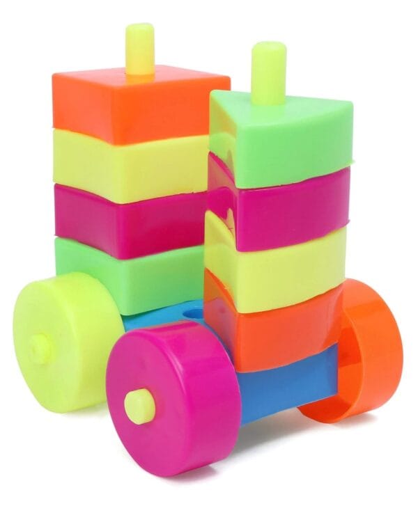 Ragvee Durable Material Educational Creative Blocks for Kids- 17 Pcs Learning Play Set - Image 2