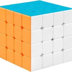 Ragvee 4x4 Sticker less Cube | Speed Cube for Kids And Adults | Magic Speedy Stress Buster Brainstorming Puzzle (Multicolored)