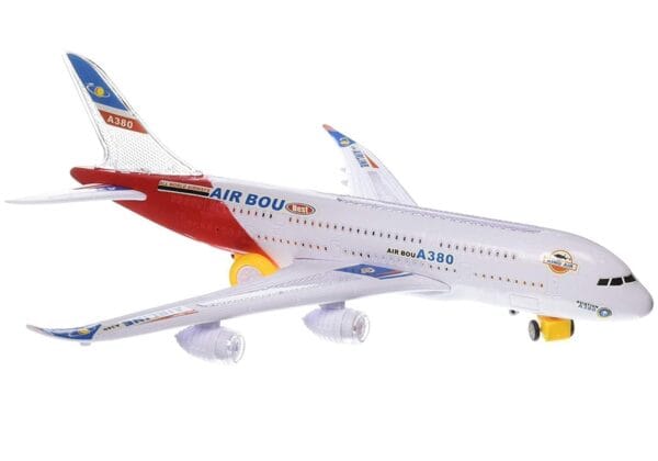 Ragvee Battery Operated Air Bus for Kids Multicolour (Aeroplane)