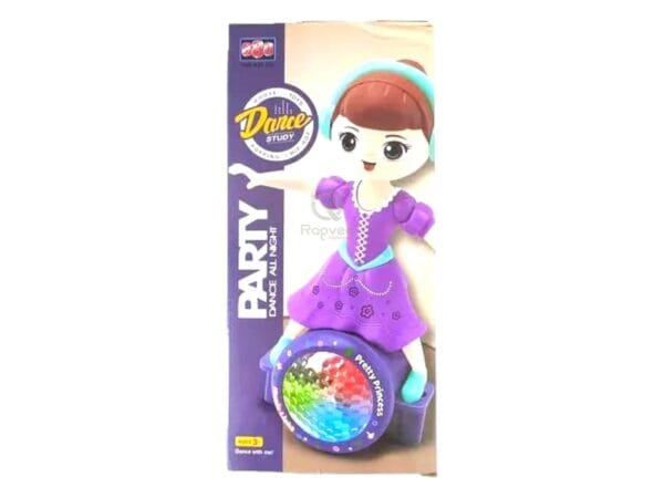 RAGVEE Dancing Doll Party All The Night Girl for Girls | Fairy Doll Toy with Music And Lights, Bump And Go Musical Dancing Doll for Girls, 360 Degree Rotating Musical Dancing boll - Image 4