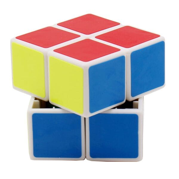 Ragvee Cubes 2X2 High Speed Sticker Less Magic Puzzle Cube Game Toy (2X2) Smooth Swing for Faster Movement - Image 8