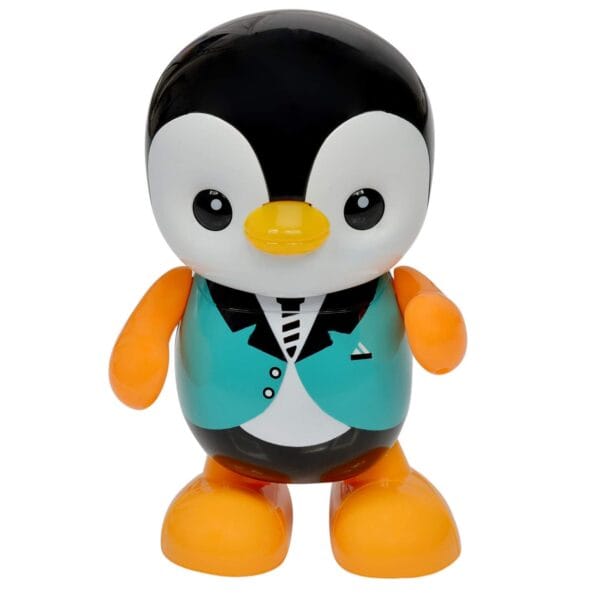 RAGVEE Dancing Penguin Toy Robot with Lightning Swinging Arms in Suit And Music for Kids - Image 5