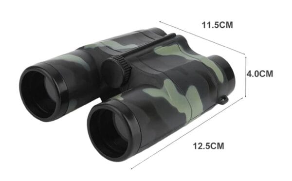 Ragvee Army Style Binoculars Toy for Kids for Birdwatching Outdoor Observing Sports - Spy Gear Binocular Toy with Neck String - Image 7