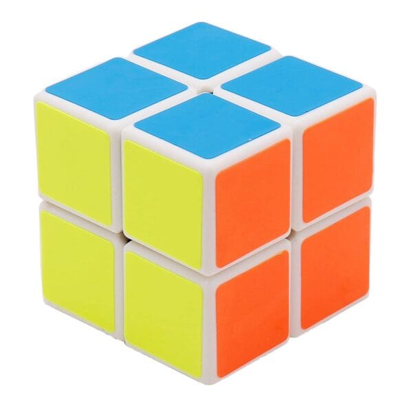 Ragvee Cubes 2X2 High Speed Sticker Less Magic Puzzle Cube Game Toy (2X2) Smooth Swing for Faster Movement - Image 5