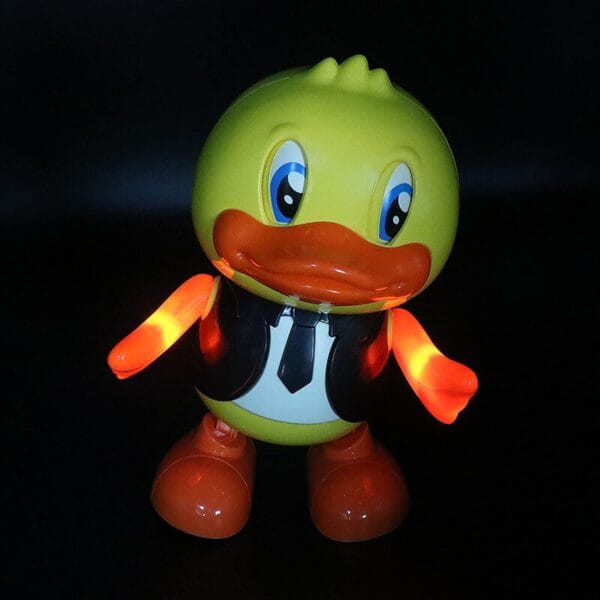 RAGVEE Duck Gentleman Toy for Kids with Flashing Lights and Musical Sounds, Helps Hand Eye Coordination - Hand and Feet Dance And Moving Eyes Real Dancing Action for Child - Image 6