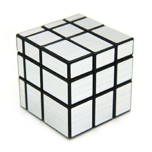 Ragvee Silver Mirror Cube 3x3x3 Cube High Speed Puzzle