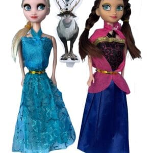 RAGVEE Birthday Gift for Kids with Dress, Doll for Baby Girls, Doll Set for Girls Pack of 2