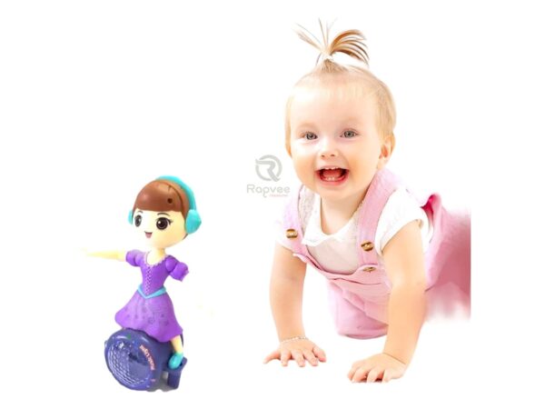 RAGVEE Dancing Doll Party All The Night Girl for Girls | Fairy Doll Toy with Music And Lights, Bump And Go Musical Dancing Doll for Girls, 360 Degree Rotating Musical Dancing boll - Image 6