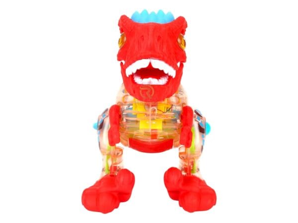 RAGVEE Walking DIY Disassembly Dinosaur Music Lighting Transparent Gear Tyrannosaurus Rex Children's Park Toy - Image 5