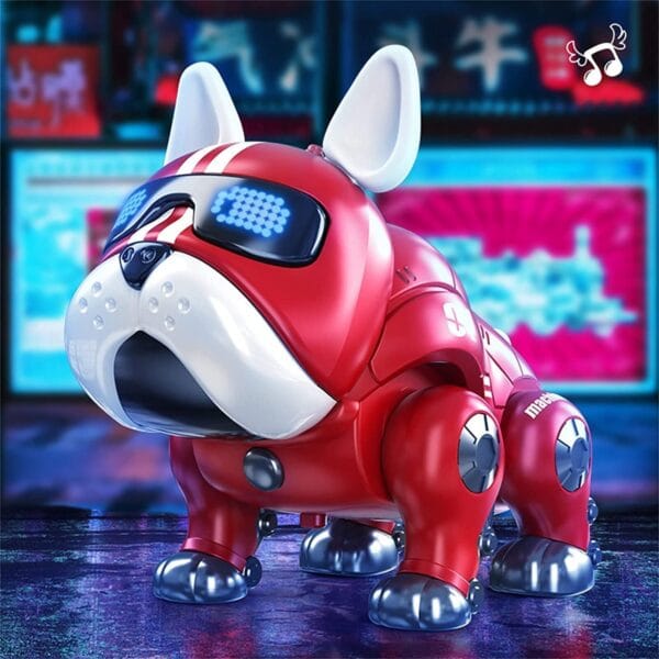 RAGVEE Lovely Kids Robot Dog Machine Electric Pet with Glow Eye Rotatable Head and Movable Limbs/Smart Intelligent Lovely Dog with Demo And Blinking - Image 8