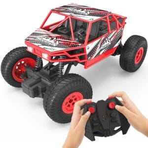 Ragvee C-Type USB Rechargeable Duster RC Car | ATV Remote Control Car with Nitro Boost, Spring Suspensions | 2WD Rock Crawler | Fun RC Toy and Gift for Kids...