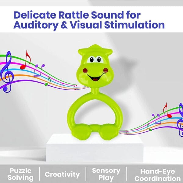 RAGVEE Colourful Plastic Non Toxic combo Set of Attractive Rattle for New Burns Rattle  (Multicolour) - Image 4
