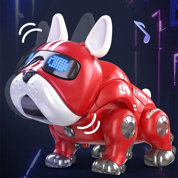 RAGVEE Lovely Kids Robot Dog Machine Electric Pet with Glow Eye Rotatable Head and Movable Limbs/Smart Intelligent Lovely Dog with Demo And Blinking - Image 7