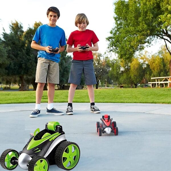 Ragvee Remote Control Stunt Car 360° Rotating Rolling Electric Race Car Toy with USB Charging Cable, for Kids Age 2 Years & Above - High... - Image 8