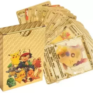 RAGVEE Waterproof 55pcs TCG Gold Card Box V Series Vmax Gx Playing Card  (Gold)