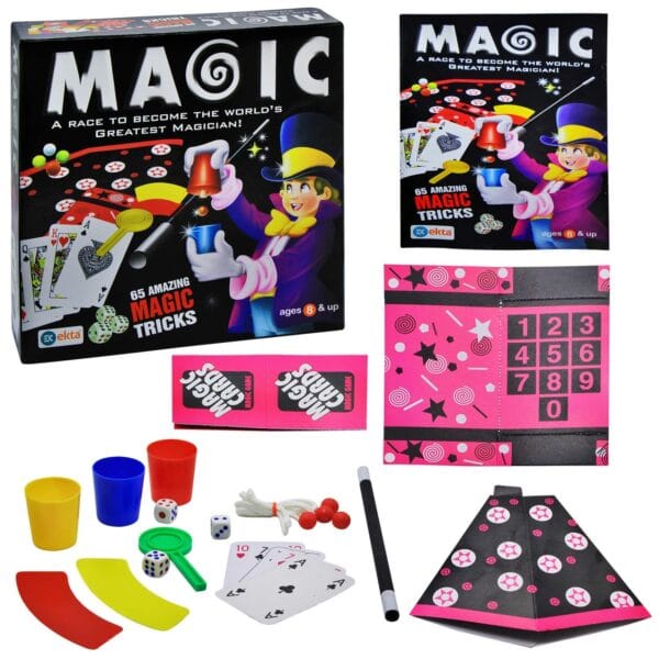 Ragvee Magic Kit Magic Tricks Set, Over 65 Magic Tricks with Toy Wand Magic Set kit for Kids Beginners Birthday Gift - Image 6