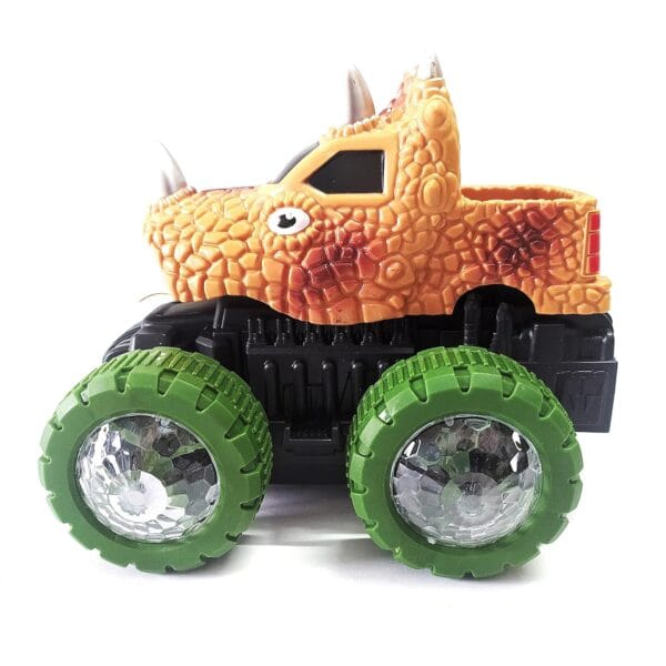 Ragvee Battery Operated Off Road Dinosaur Car Vehicle Toy with 3D Light, Music, and 360° Rotation for Kids | Boys | Girls (Colour-as per Availability) - Image 7