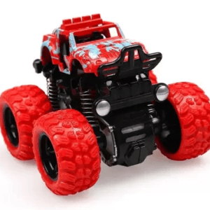 Ragvee Big Size Monster Truck Friction Powered 4wd Cars Toys, 360 Degree Stunt Push go Truck for Toddlers Kids Gift