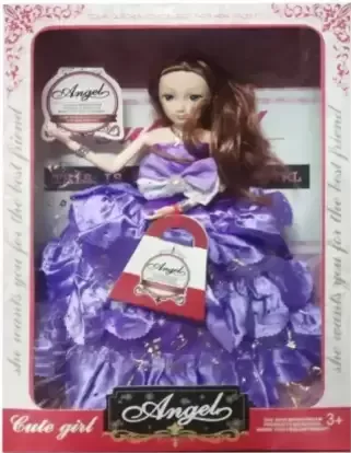 RAGVEE Beautiful Angel Doll 30cm with Traditional Ethnic Dress Materials - Image 6