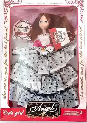 RAGVEE Beautiful Angel Doll 30cm with Traditional Ethnic Dress Materials