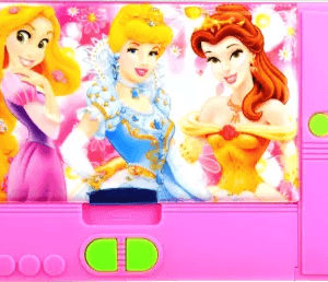 Ragvee Princess Jumbo Pencil Box jumbo pencil box, 6 Pockets Pencil Box, For Kids Art Plastic Pencil Box
