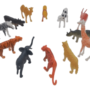 Ragvee Presents Pack of 12 Wild Animal Toys, Jungle Animals Toys Set