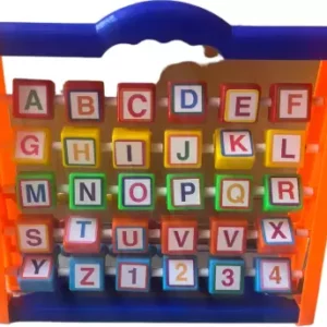 RAGVEE Educational Learn Capital ABCD Puzzle Game on Board Activity for Kids  (Multicolor)