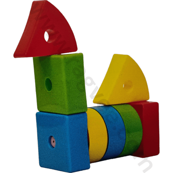 Ragvee Educational Active Block Senior | 3D Geometric Shape Solid Blocks for Making Various Patterns for Kids Learning - Image 6