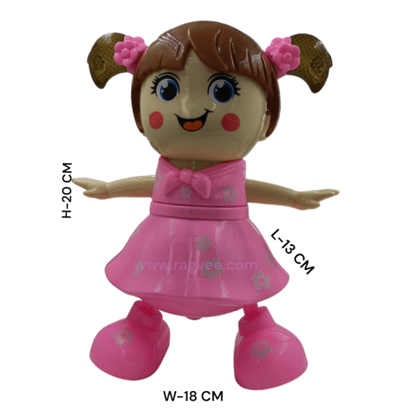Ragvee Baby Dance Girl With Lovely Dance, Lighting And Music 3+ Age(Multicolour) - Image 3