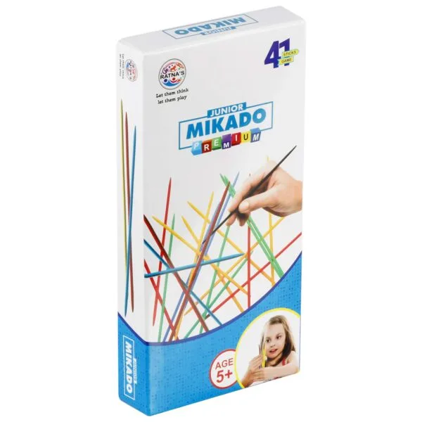 Ragvee Mikado Sticks Game Jumbo for Kids to Develop Concentration Plastic 41 Pick-Up Sticks, Return Gifts for Adults|Fun Family Indoor Board Mind Game/Puzzle for Adults&Kids 3+ Years - Image 9