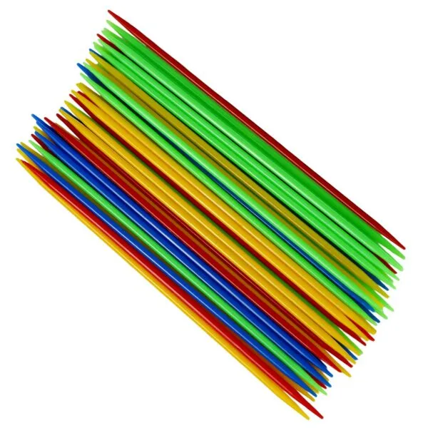 Ragvee Mikado Sticks Game Jumbo for Kids to Develop Concentration Plastic 41 Pick-Up Sticks, Return Gifts for Adults|Fun Family Indoor Board Mind Game/Puzzle for Adults&Kids 3+ Years - Image 5