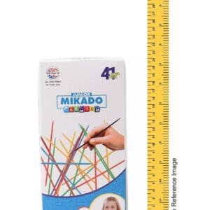 Ragvee Mikado Sticks Game Jumbo for Kids to Develop Concentration Plastic 41 Pick-Up Sticks, Return Gifts for Adults|Fun Family Indoor Board Mind Game/Puzzle for Adults&Kids 3+ Years