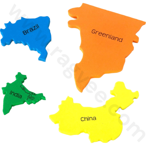 Ragvee Mapology India and World Maps with Capitals - Learn Capitals and Country Flags - Educational Toy for Kids Above 5 Years, Multicolor - Image 2