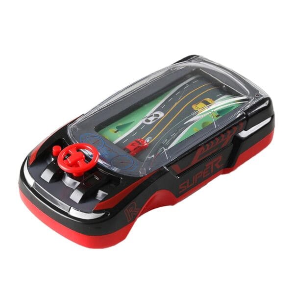 Ragvee Hand-Held Car Game Portable Adventure Game Machine Speed Car Toy, Children's Toy Manual Puzzle Simulation Racing Machine Steering Wheel - Image 8